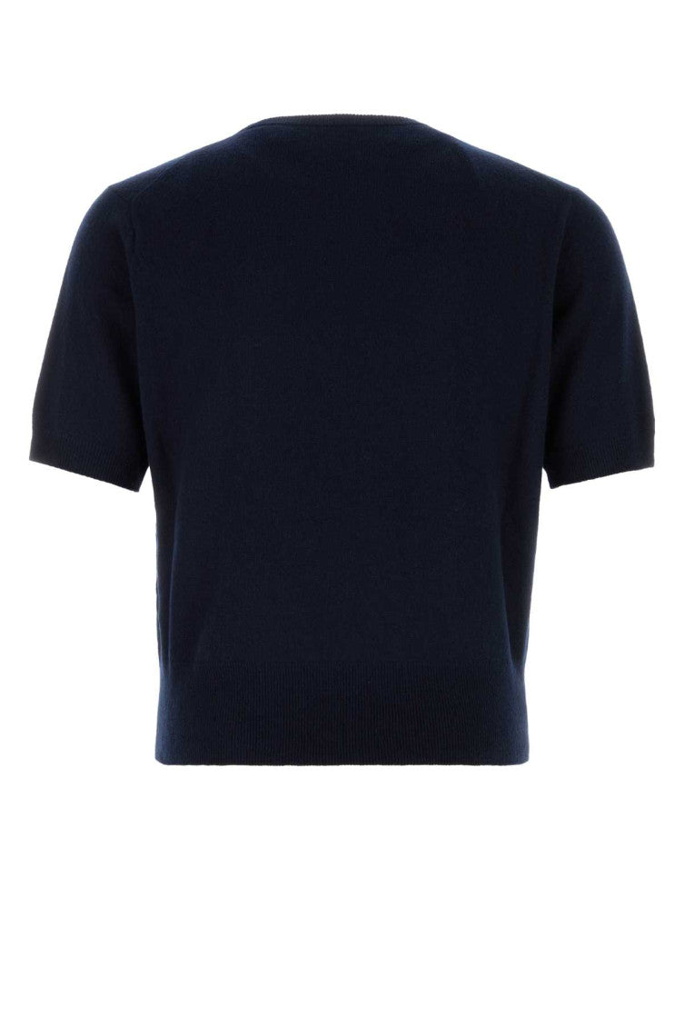Navy Blue Knitted Sweater 2