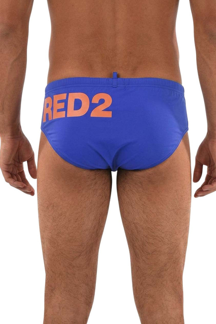Blue Logo Swim Brief 2