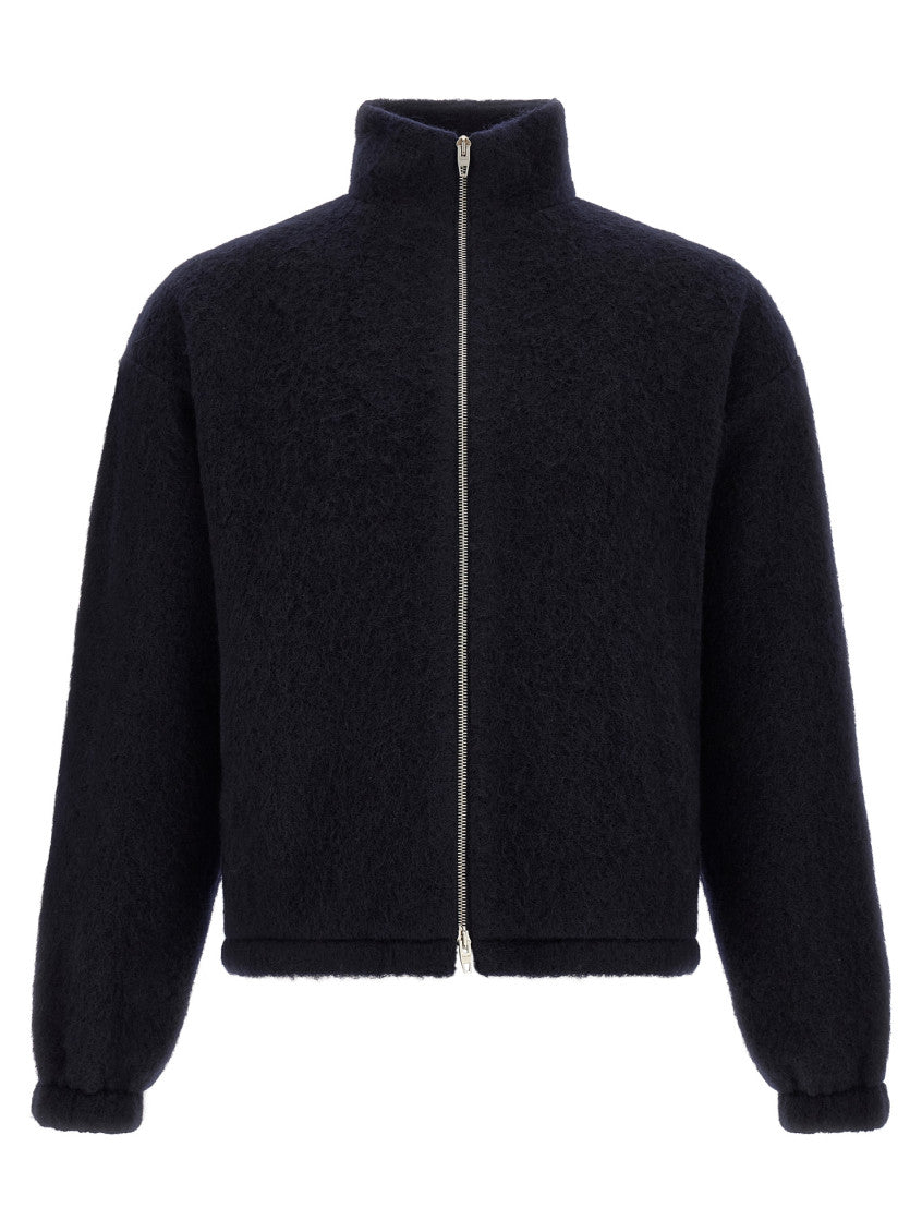 Dark Navy Zip-Up Sweatshirt 1