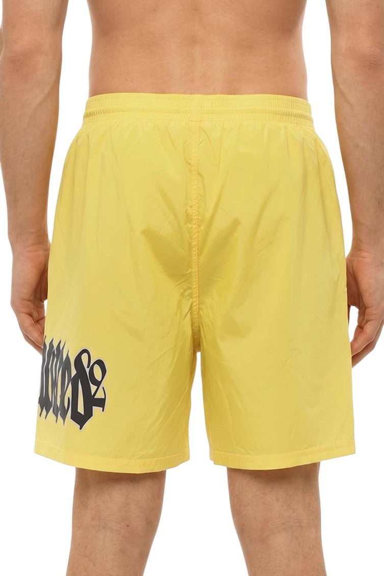 Yellow Logo Swim Shorts 2