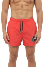 Red Logo Swim Shorts 1