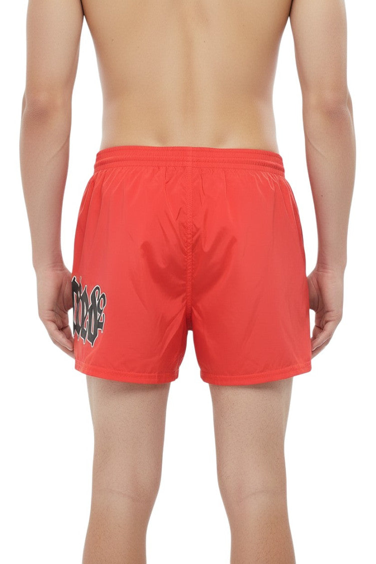 Red Logo Swim Shorts 2