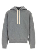 Grey Solid Regular Hoodie 1