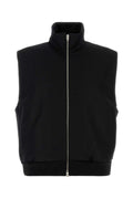 Black Mock Collar Jacket 1