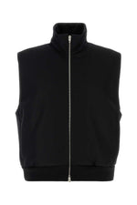 Black Mock Collar Jacket 1