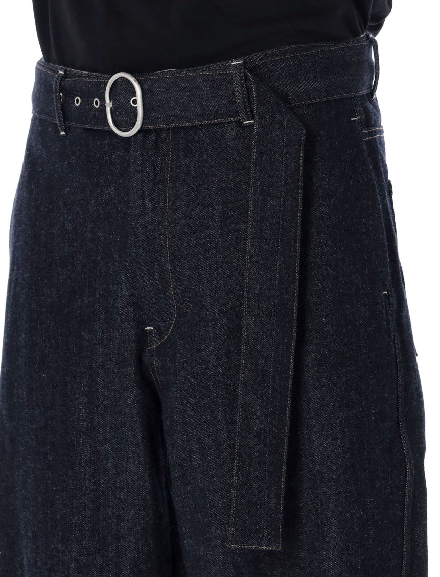 Navy Blue Relaxed Jeans 3