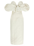 White Off-the-shoulder dress 1