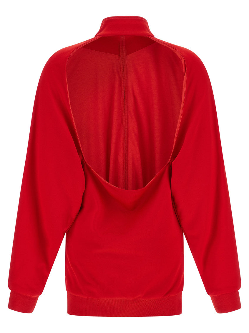 Red 'Back Tracksuit' dress 2