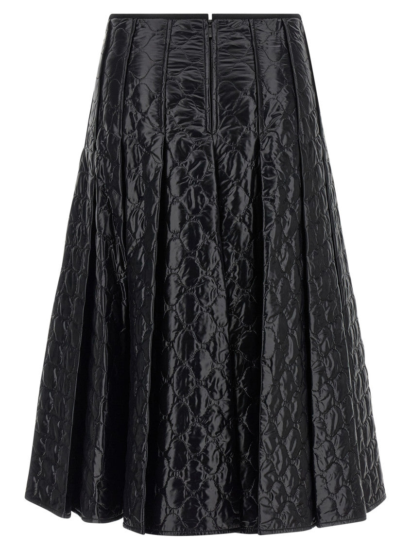 Black Laqué nylon skirt 2