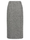BlackWhite Longuette skirt 1