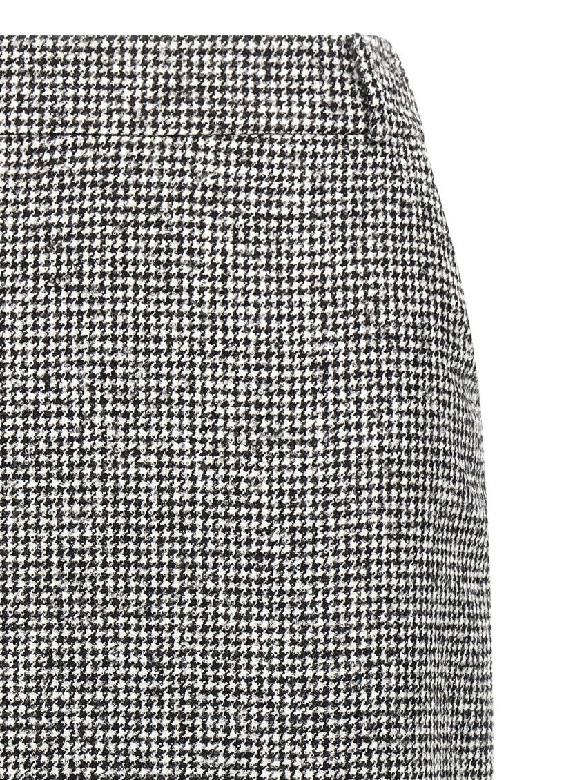 BlackWhite Longuette skirt 3