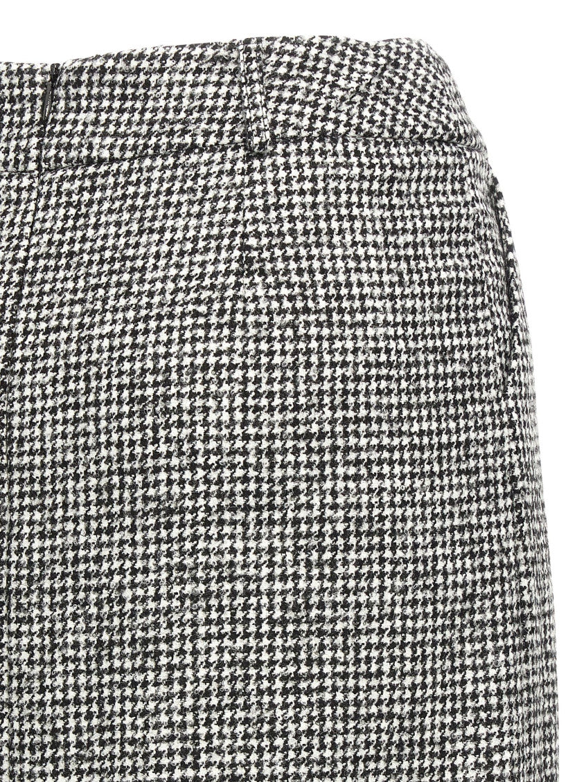 BlackWhite Longuette skirt 4