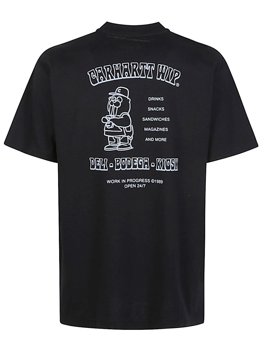 Black Crewneck Printed T-Shirt 2