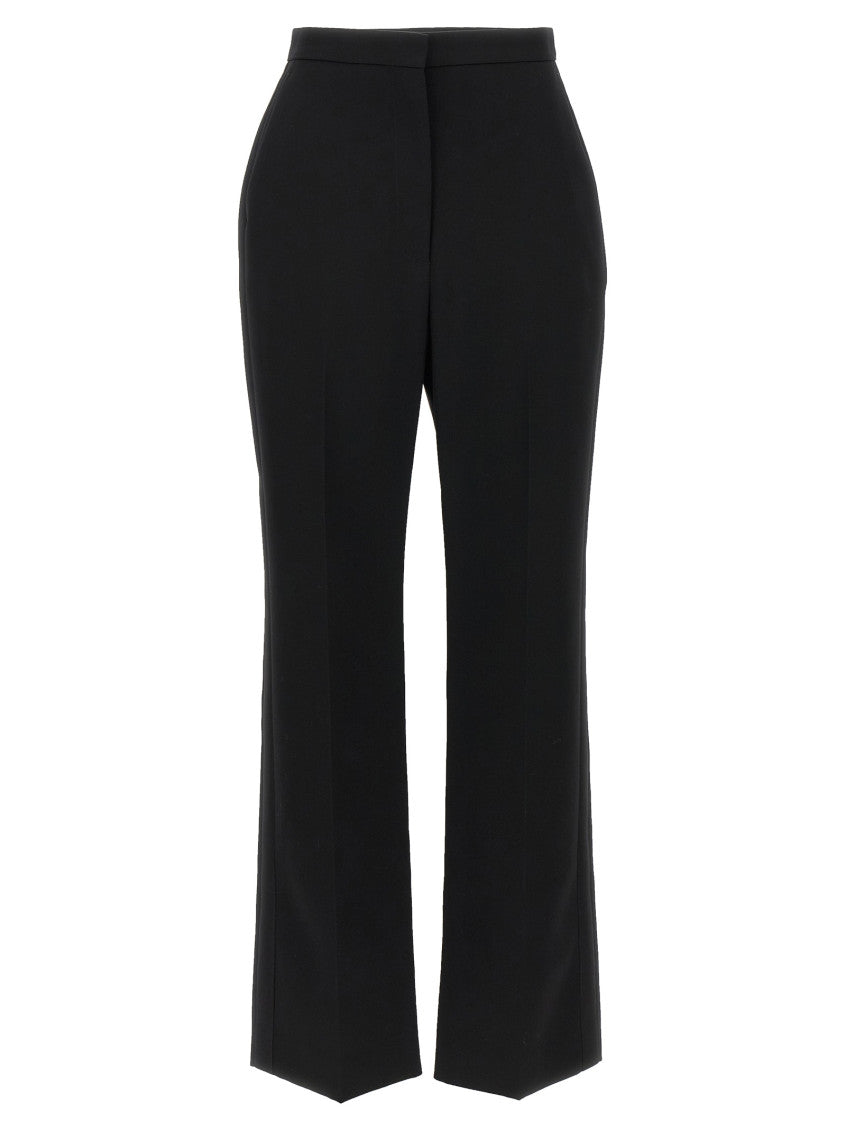 Black Satin band pants 1