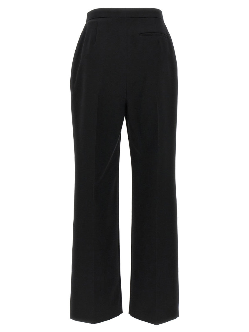Black Satin band pants 2