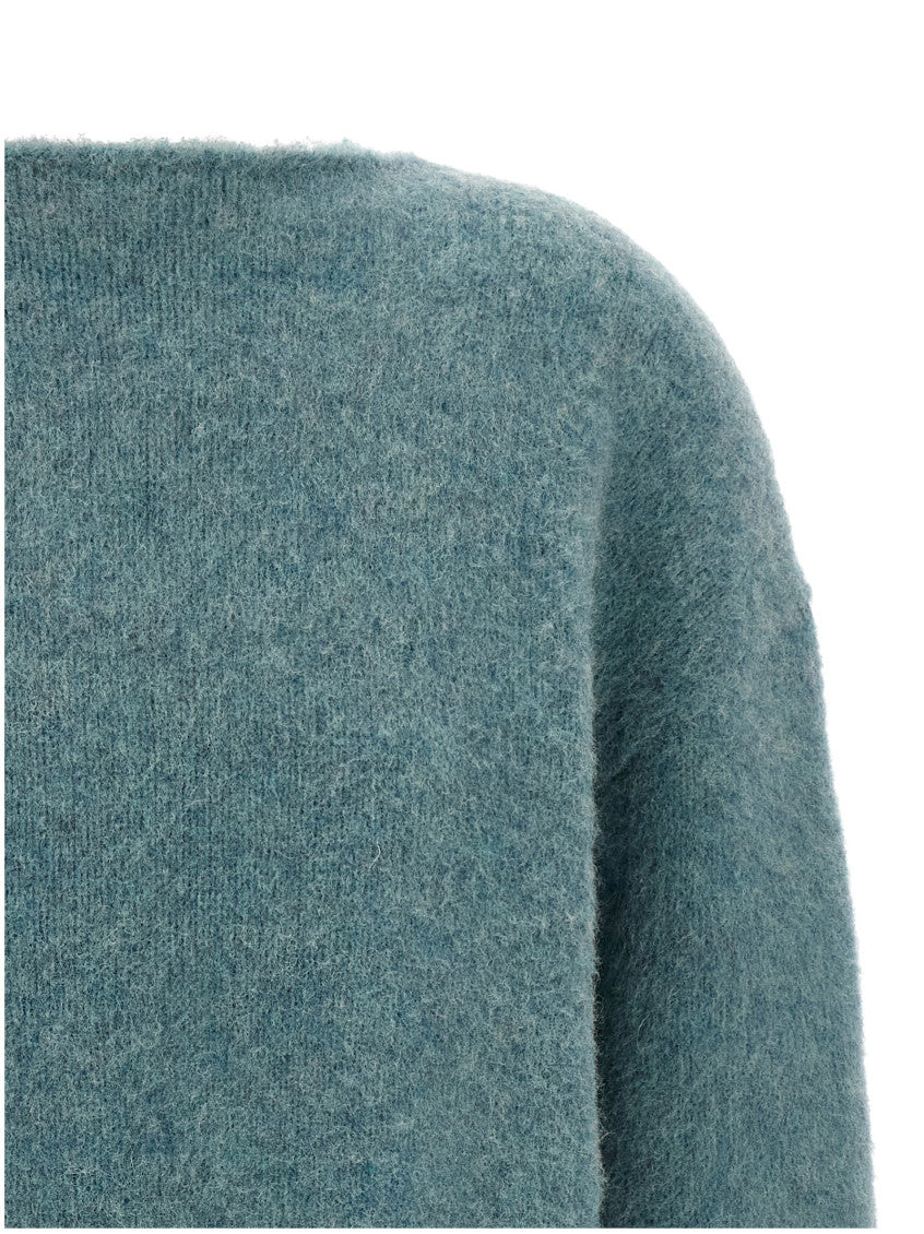 Light Blue Fringed sweater 3