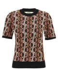 Pink 'Fendi Optical' sweater 1