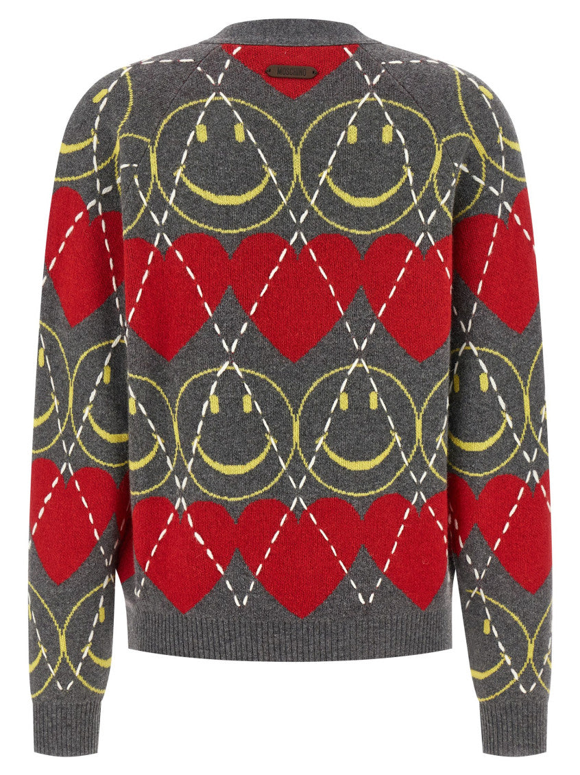 Multicolor 'Smiley®' cardigan 2