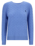 Blue Crewneck Logo Sweater 1