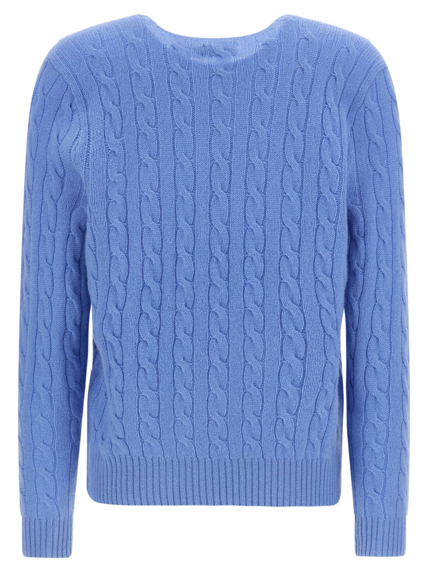 Blue Crewneck Logo Sweater 2
