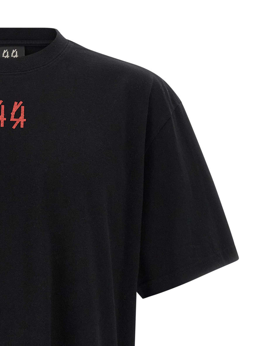 Black Crewneck Printed T-Shirt 3