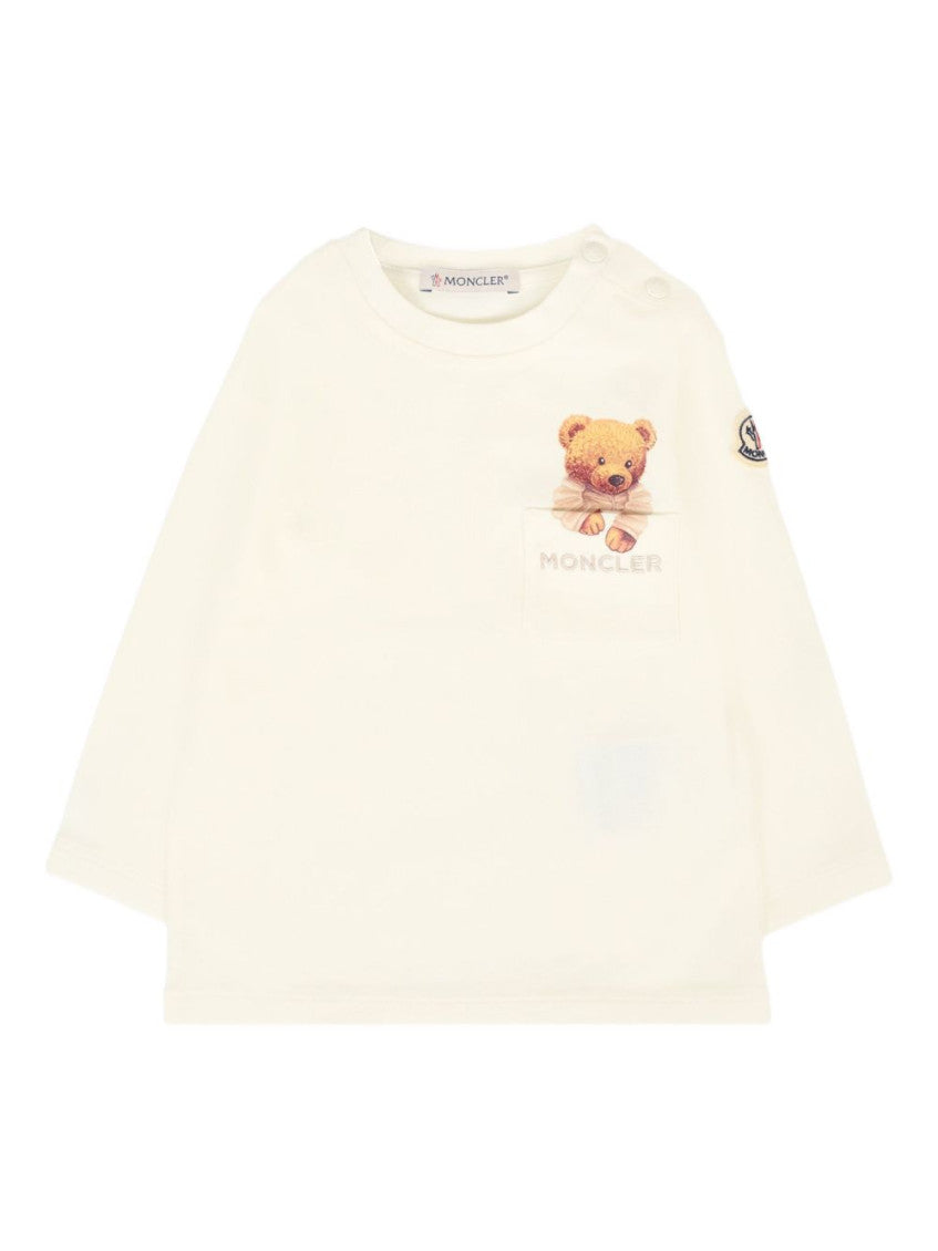 Baby Boys White Graphic T-Shirt 1