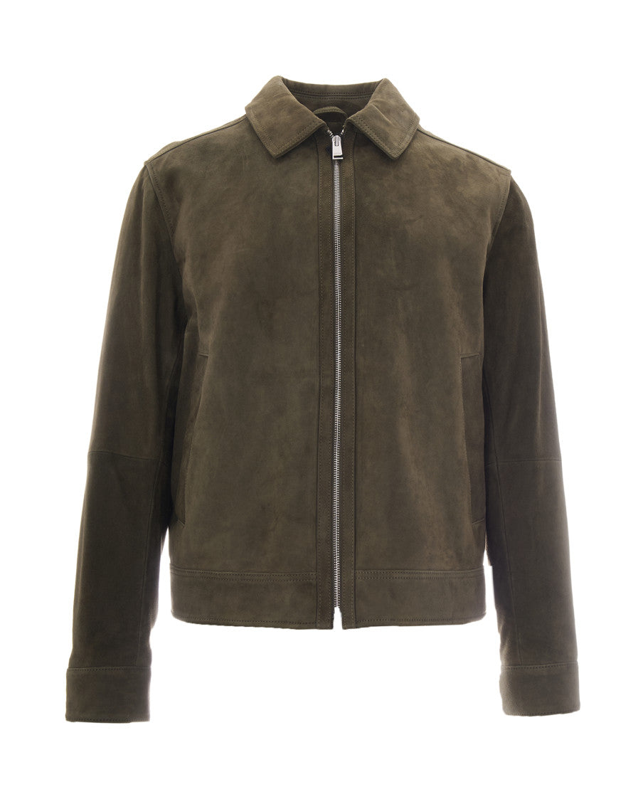 Dark Green Solid Jacket 1