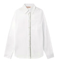 White Oversized Embellished Shirt 1