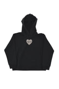 Girls Black Logo Hoodie 1