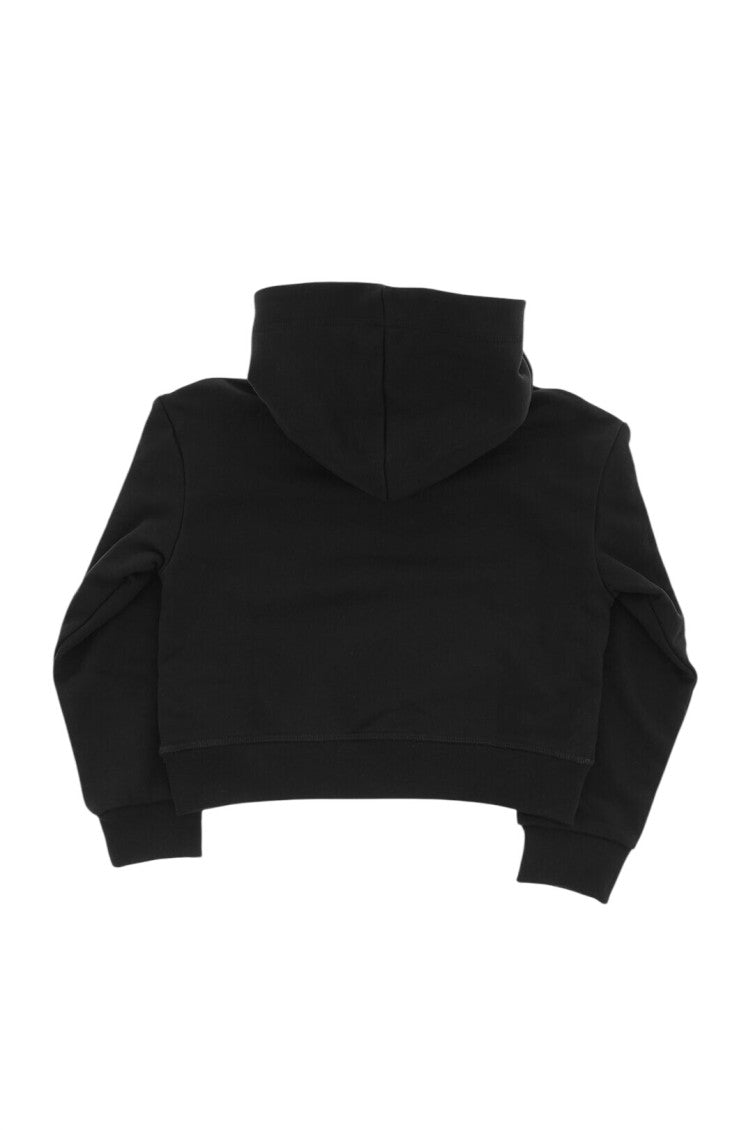 Girls Black Graphic Hoodie 2
