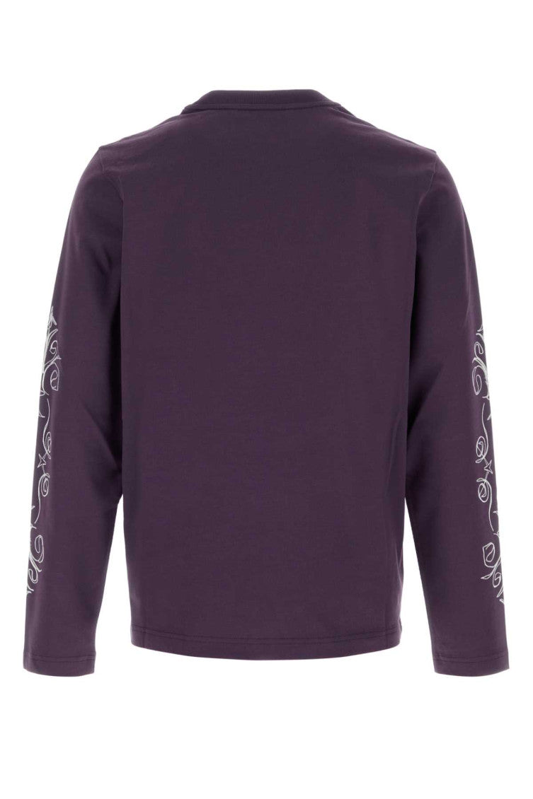 Purple Crew Neck T-Shirt 2