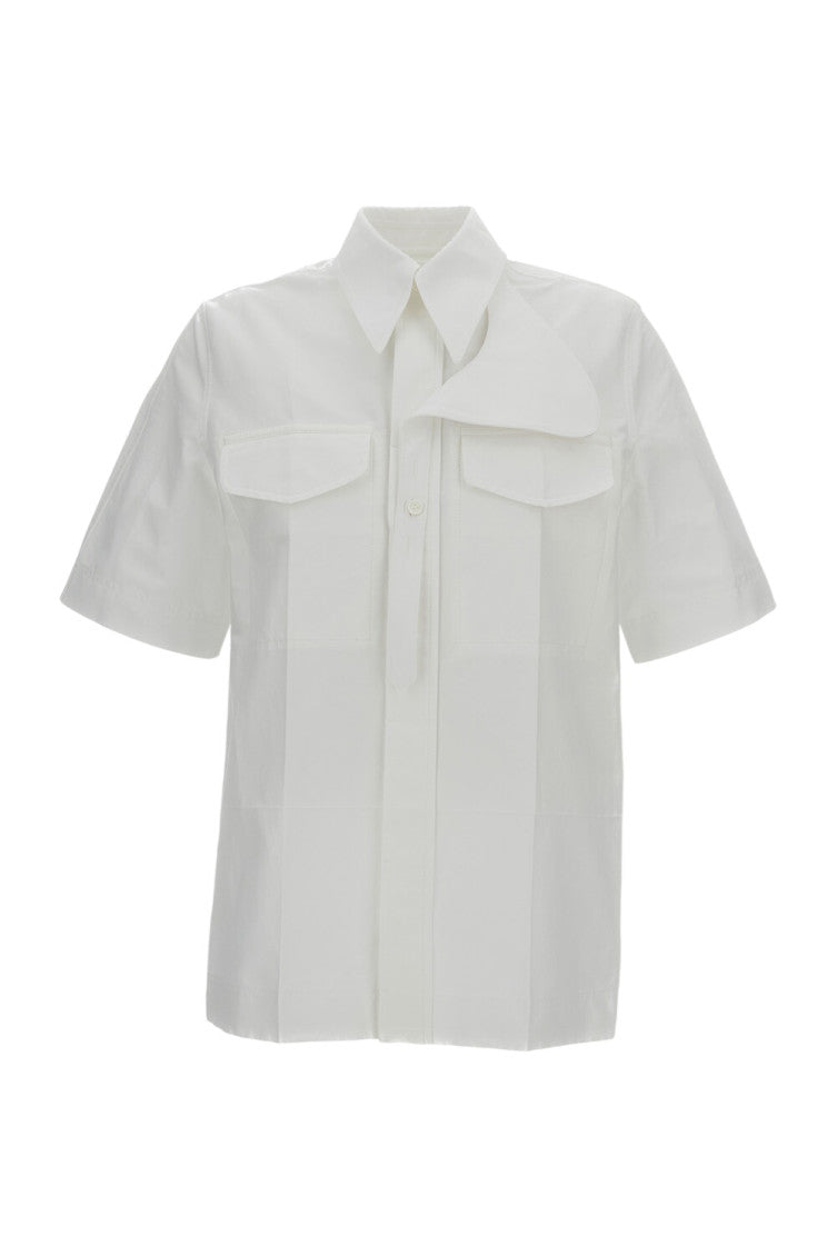 White Regular Solid Shirt 1