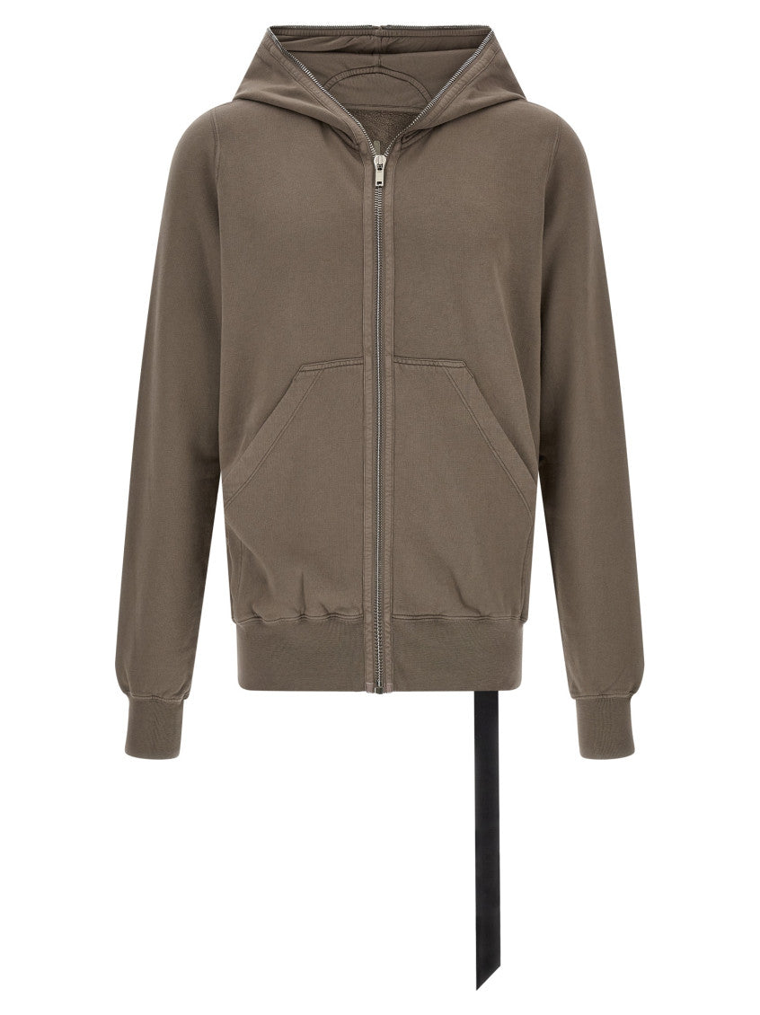 Taupe Zip-Up Hoodie 1