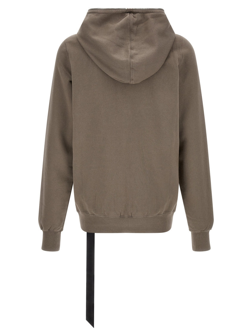 Taupe Zip-Up Hoodie 2