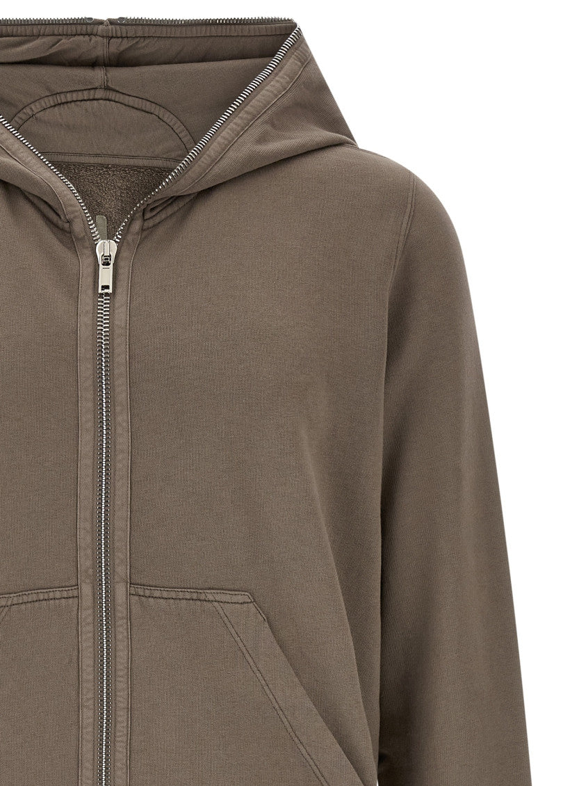 Taupe Zip-Up Hoodie 3