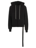 Black Solid Oversized Hoodie 1
