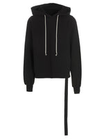 Black Solid Oversized Hoodie 1