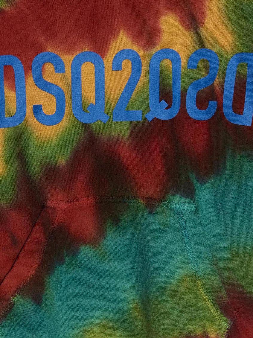 Kids Multi Color Tie-Dye Hoodie 3