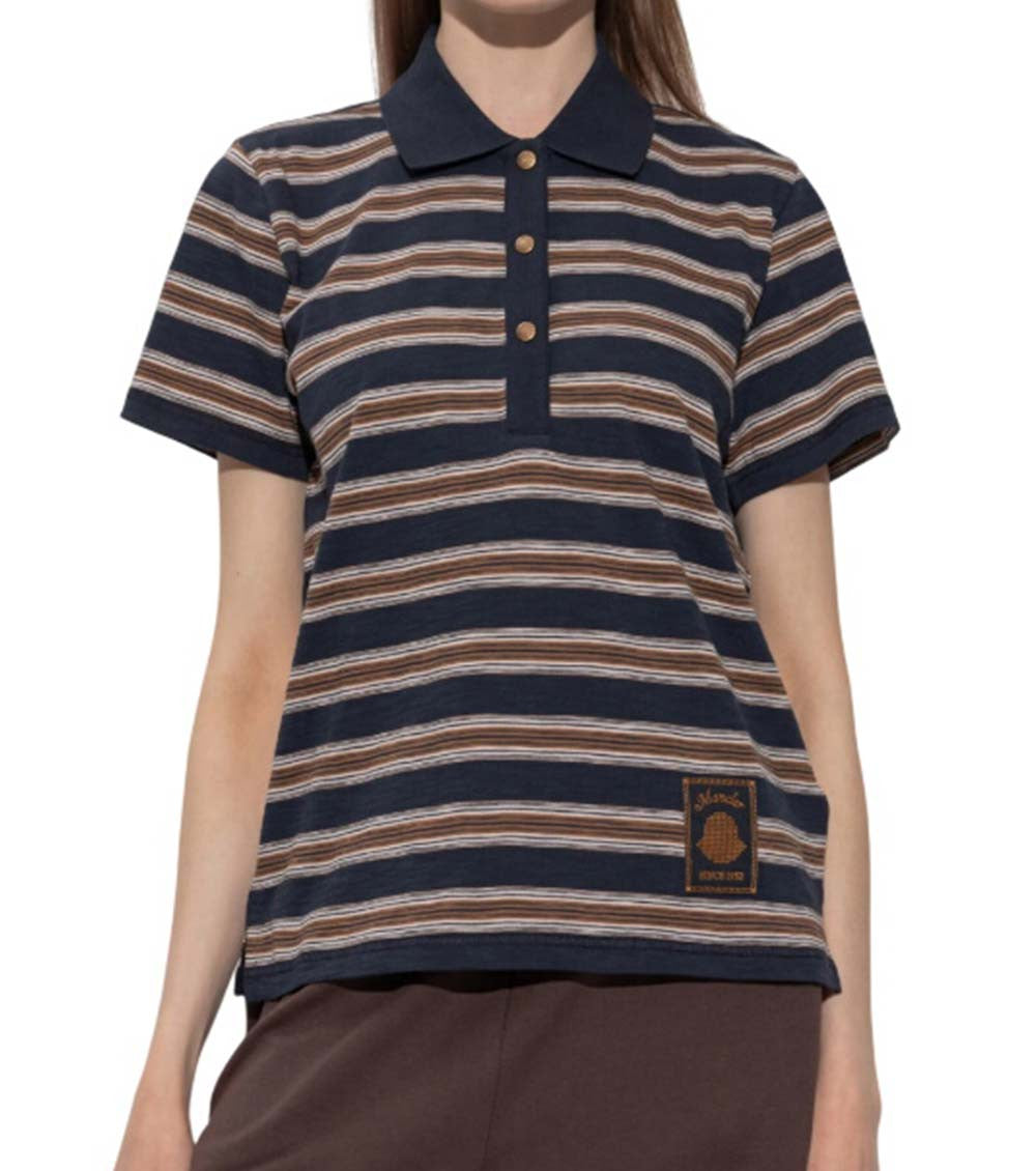 Multicolor Stripes Shirt Collar Polo 2