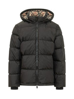 Black Quilted Puffer Jacket 1