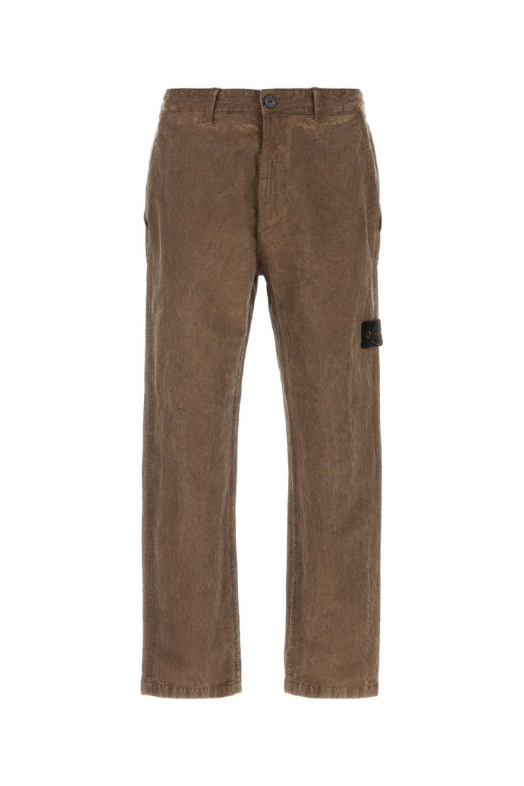 Lead Grey Corduroy Trousers 1
