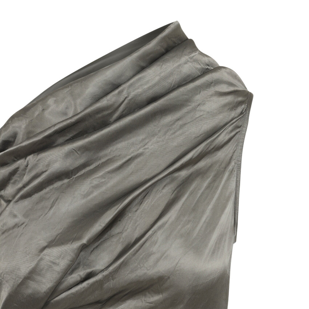 Dark Grey One Shoulder Maxi Dress 5