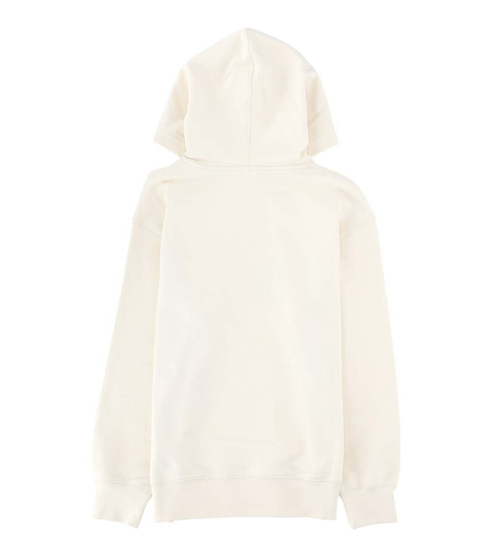 Girls White Graphic Hoodie 2