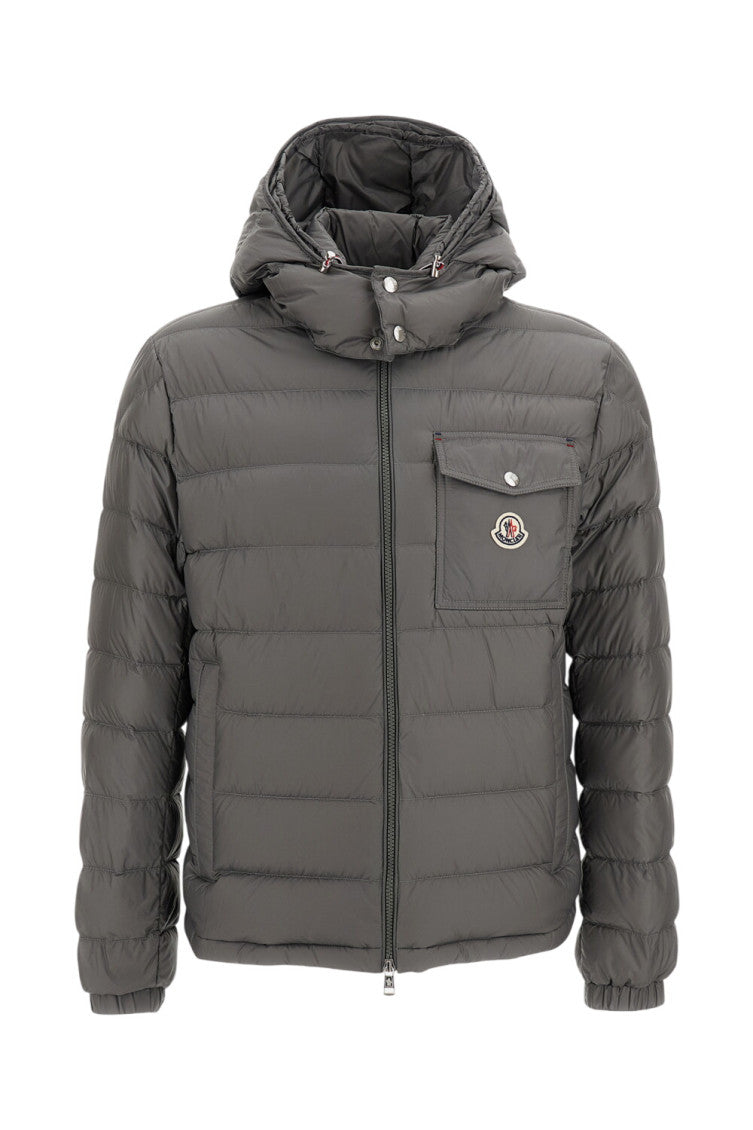 Dark Grey Quilted Jacket 1