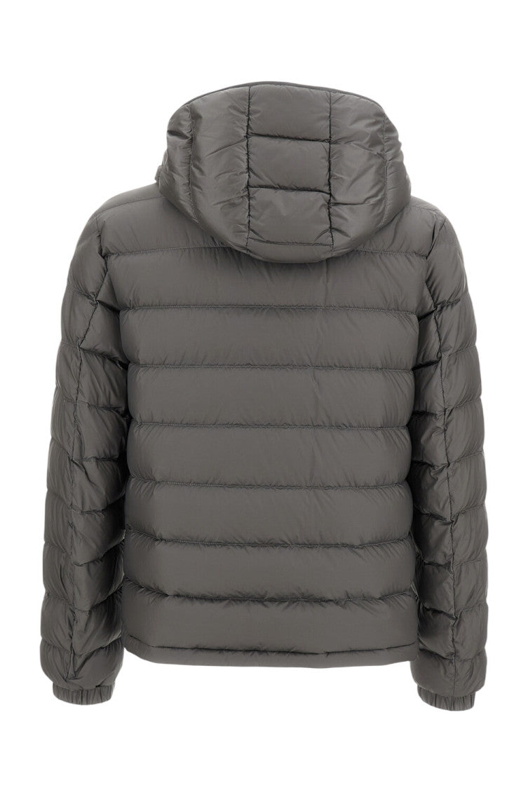 Dark Grey Quilted Jacket 2