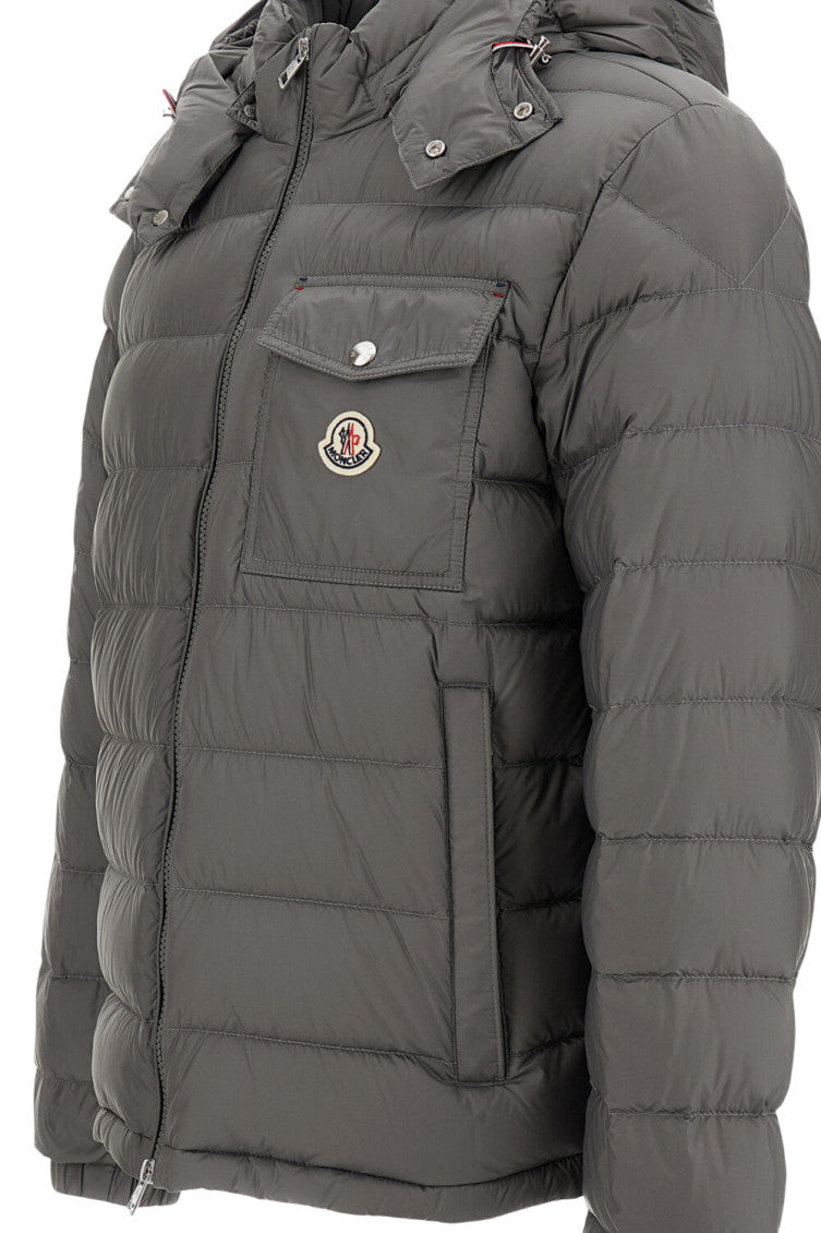 Dark Grey Quilted Jacket 3