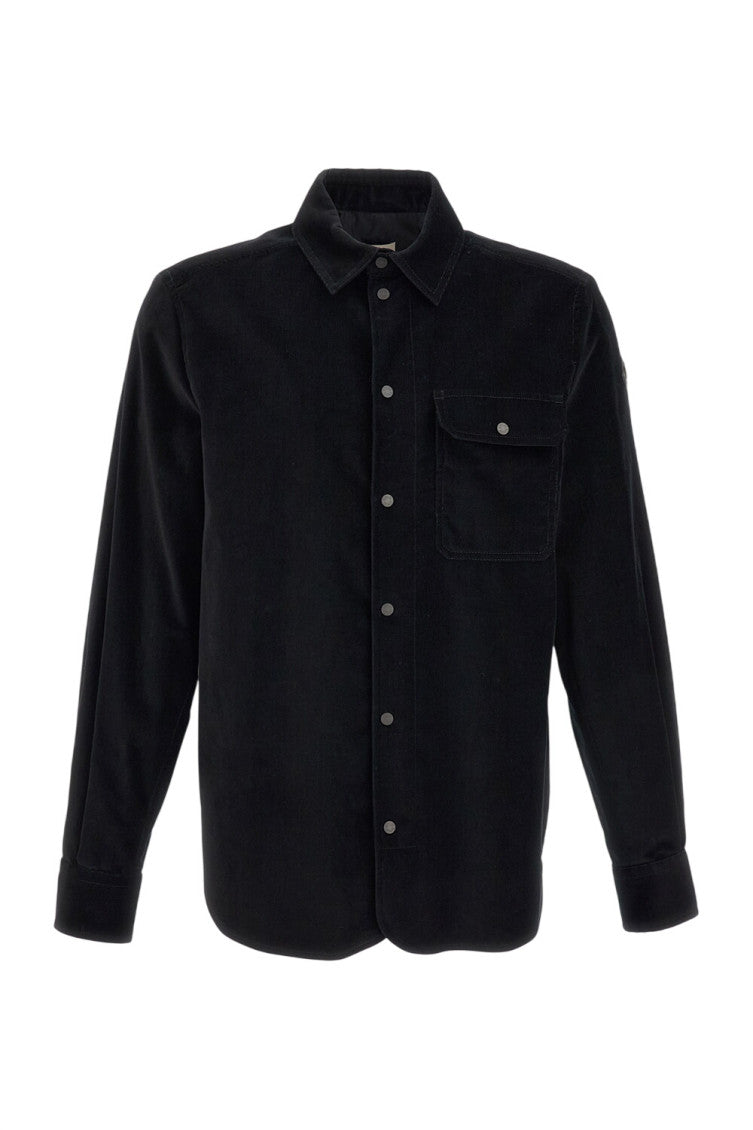 Black Regular Corduroy Overshirt 1