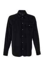 Black Regular Corduroy Overshirt 1