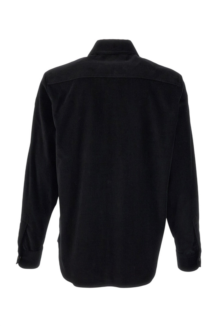 Black Regular Corduroy Overshirt 2