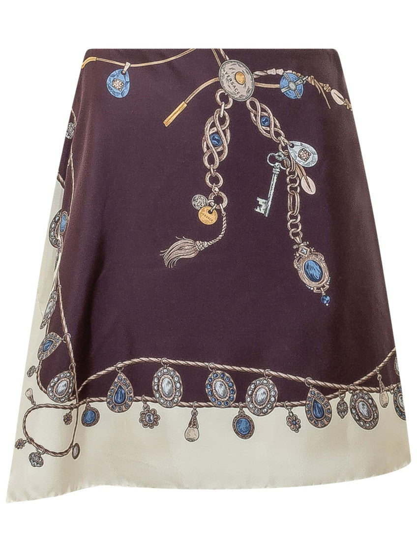Multicolor Printed Mini Skirt 1